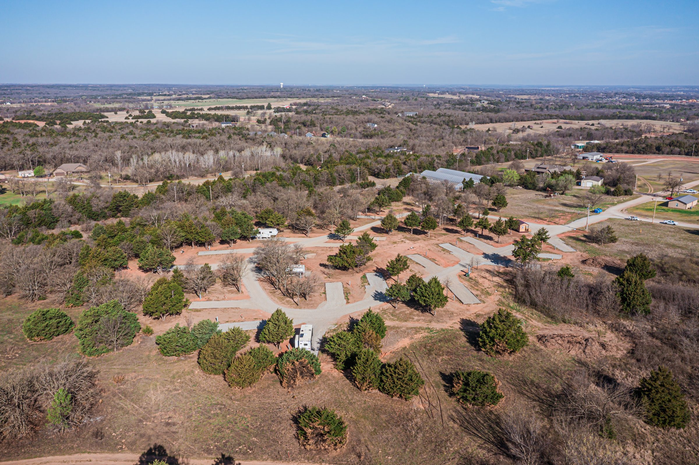 Trails End RV Park aerial view